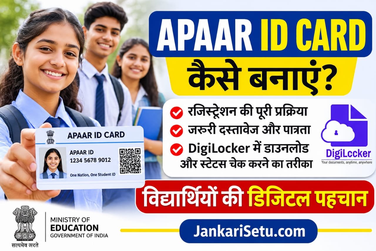APAAR ID Card कैसे बनाएं? जानें रजिस्ट्रेशन, जरूरी दस्तावेज और DigiLocker में डाउनलोड करने का तरीका